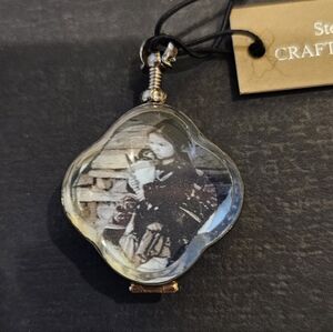 Sterling silver, Double-Sided Locket
